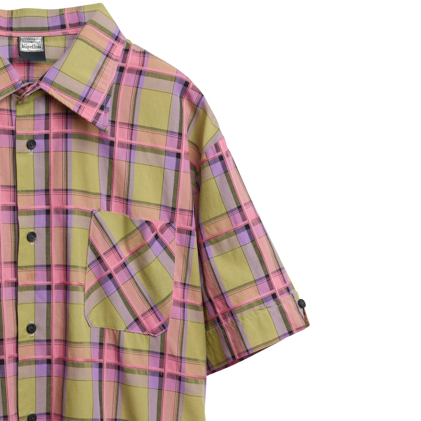 Vintage, 1970s, Engineered Plaid, Warp Striping