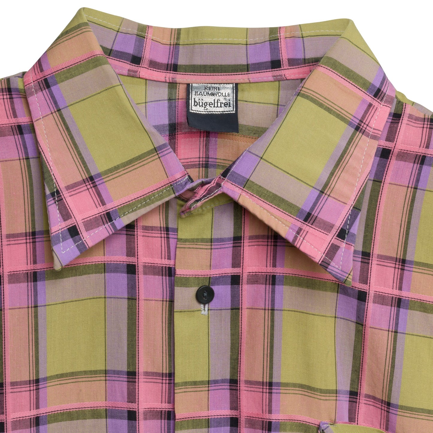 Vintage, 1970s, Engineered Plaid, Warp Striping