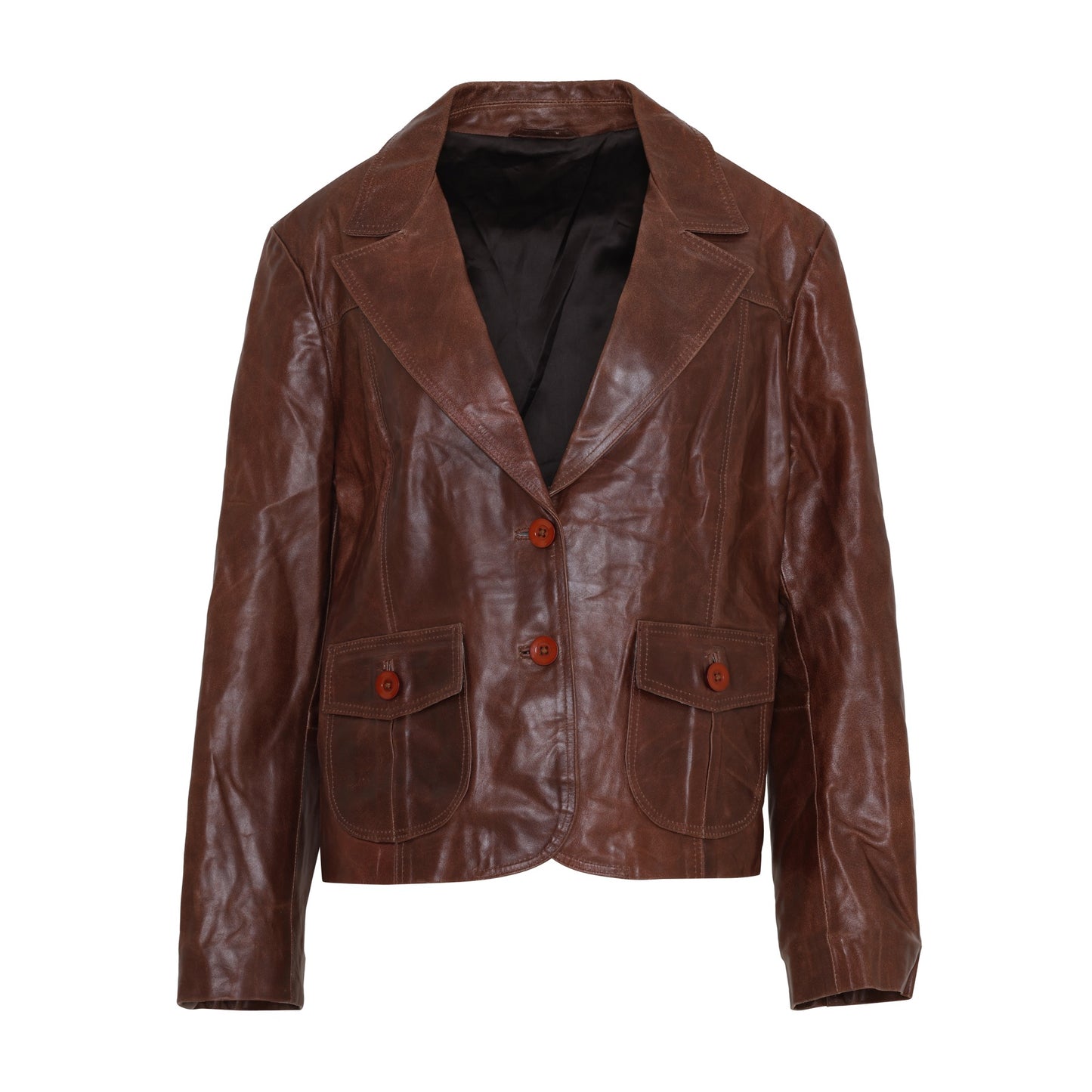 70s, Chrome-Tanned, Wide Notched Lapels, Equestrian