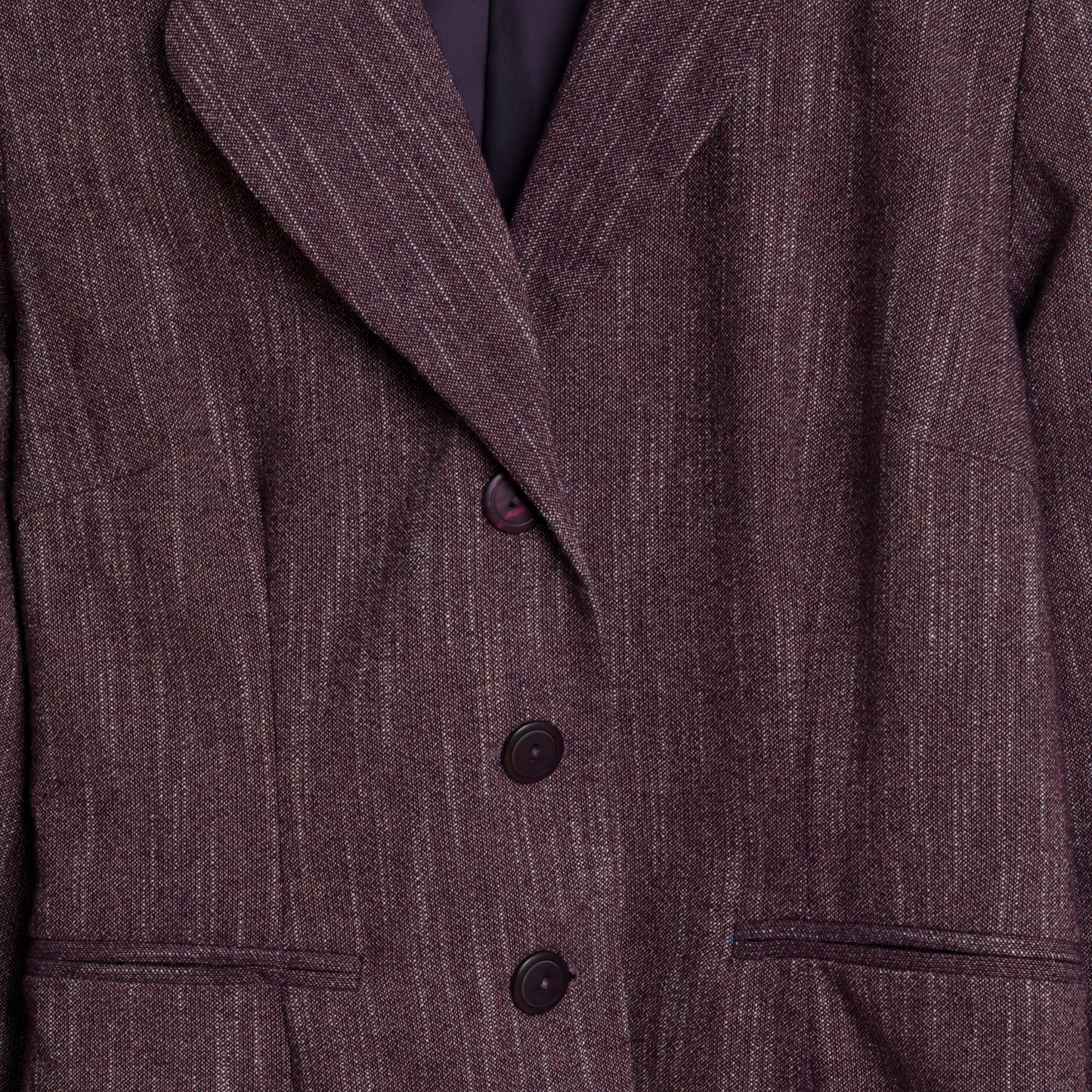 Barleycorn Tweed Wool Blend Cloverleaf Blazer