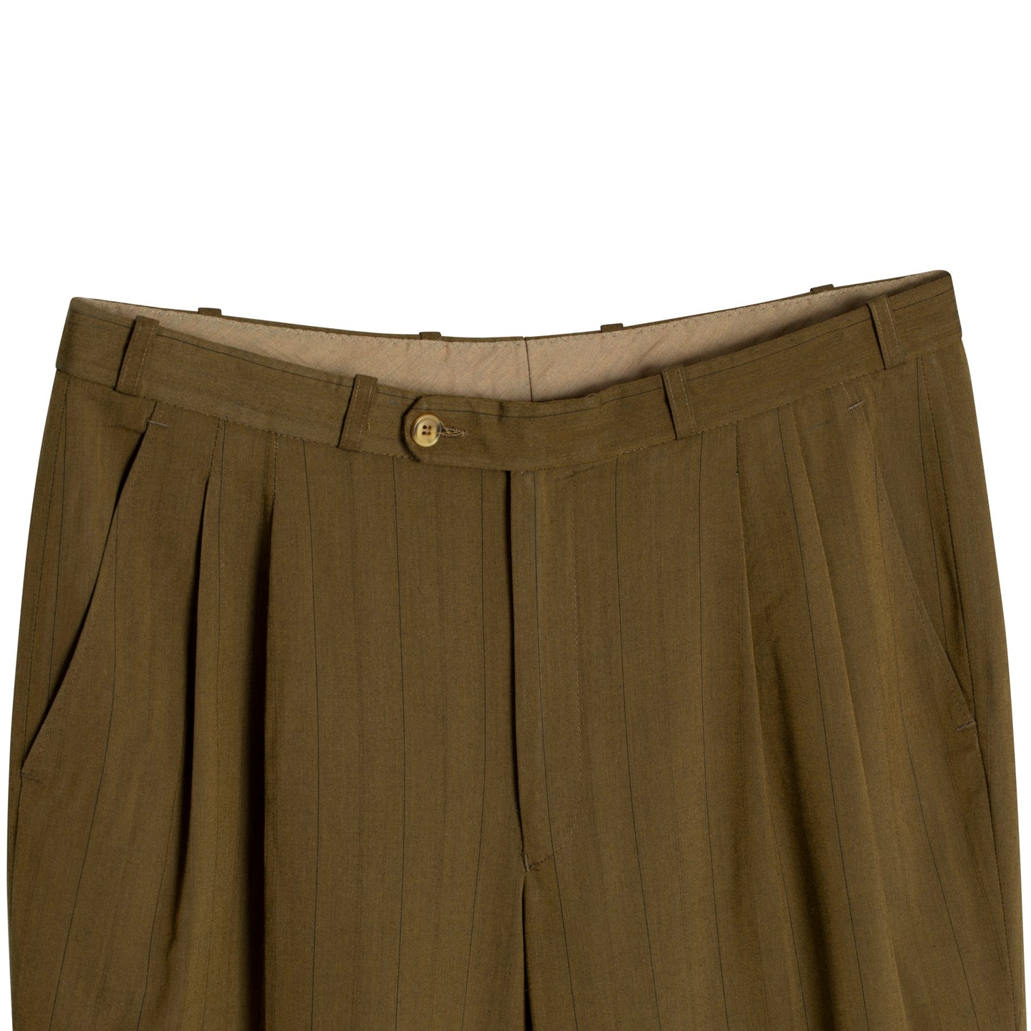 Vintage, 1970s, Oxford Cloth, Summer-Weight, Cuffed Hems