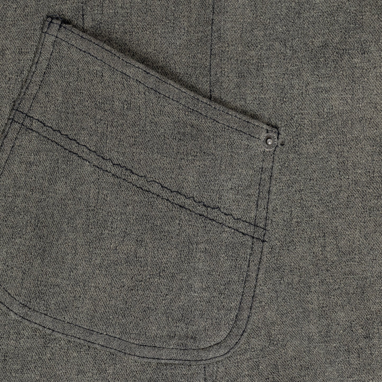 Denim Cotton Blend Napoleon Jacket