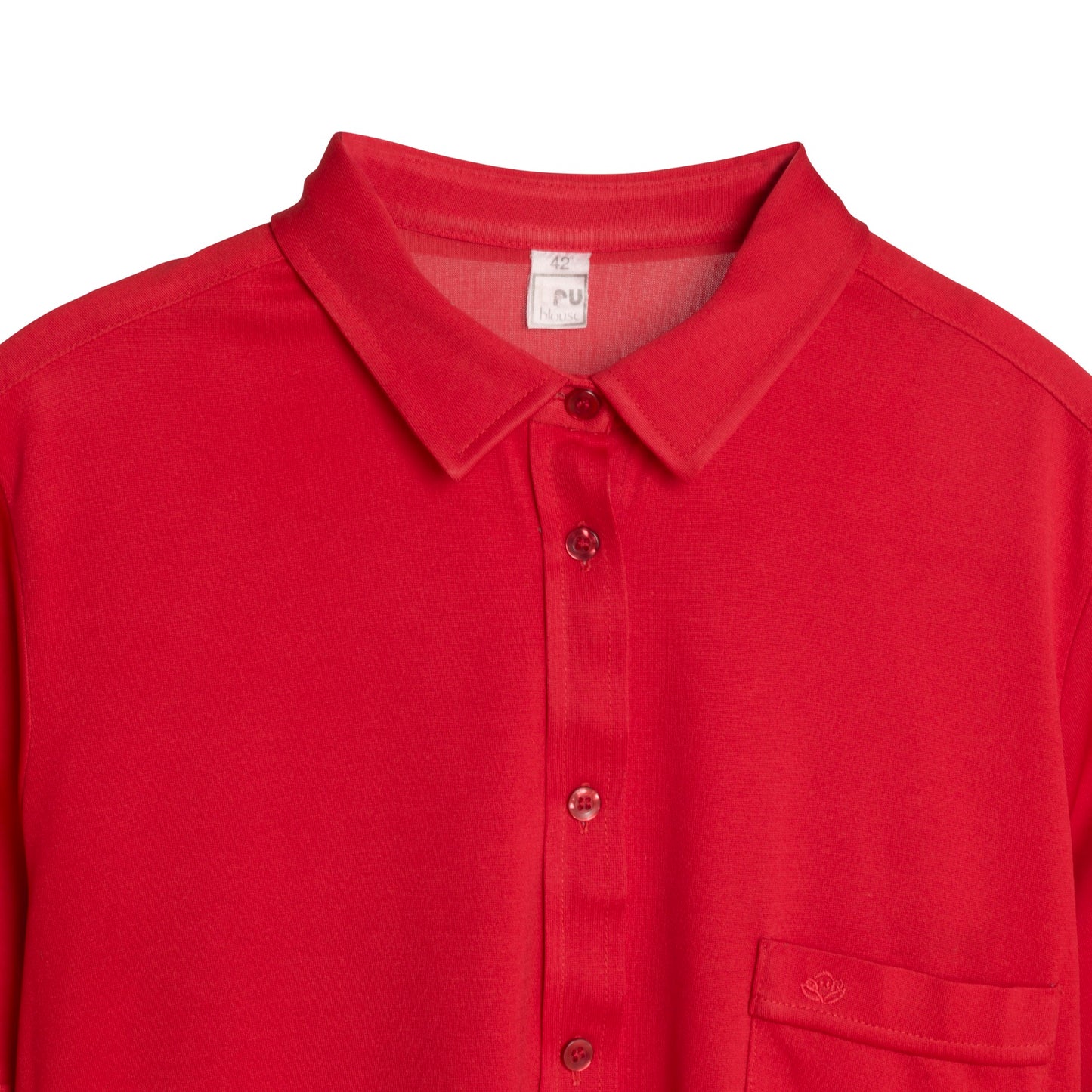Jersey Knit Slot Seam Polo Shirt