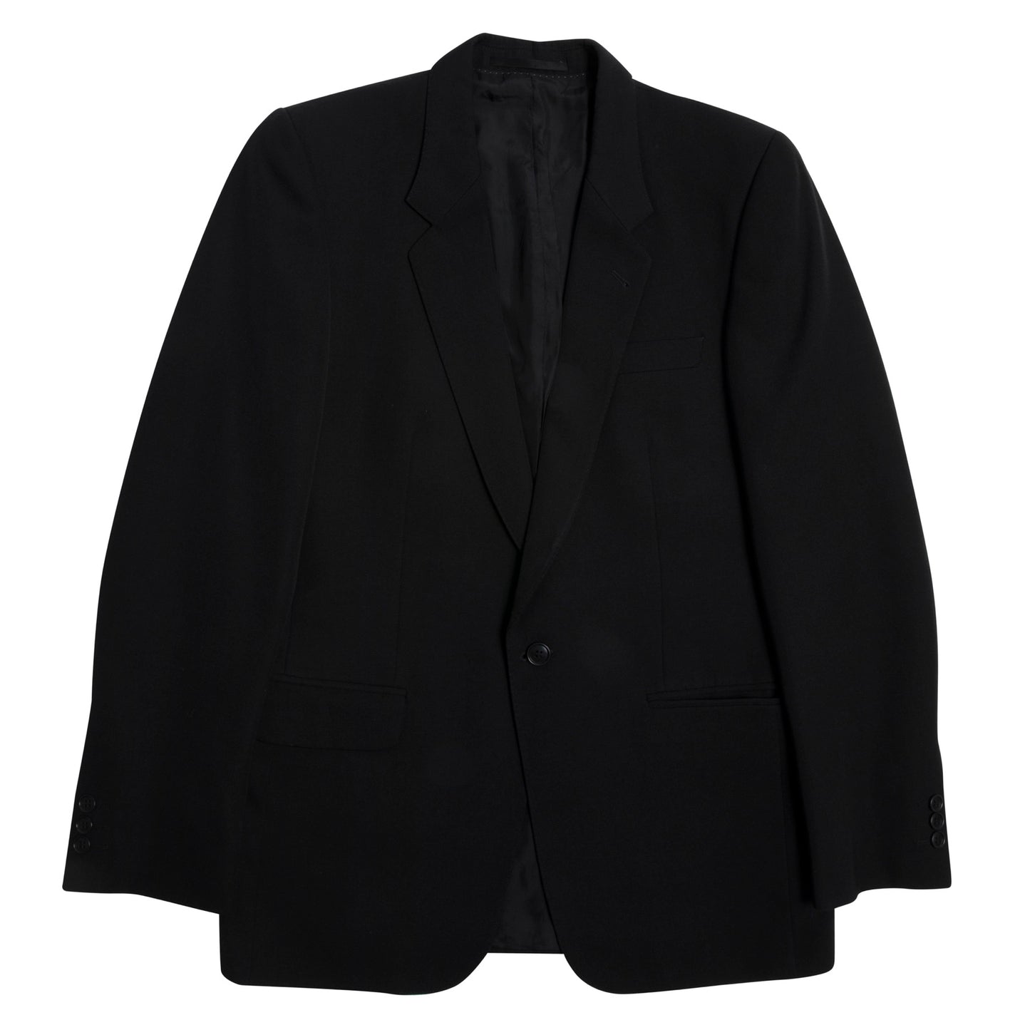 Gabardine Weave Tailored Suit Jacket