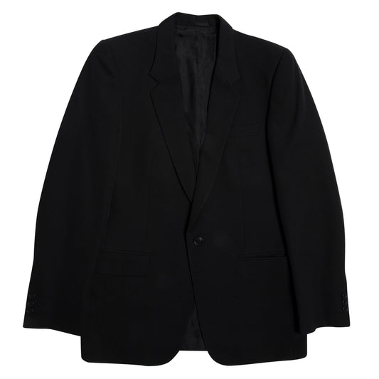 Gabardine Weave Tailored Suit Jacket