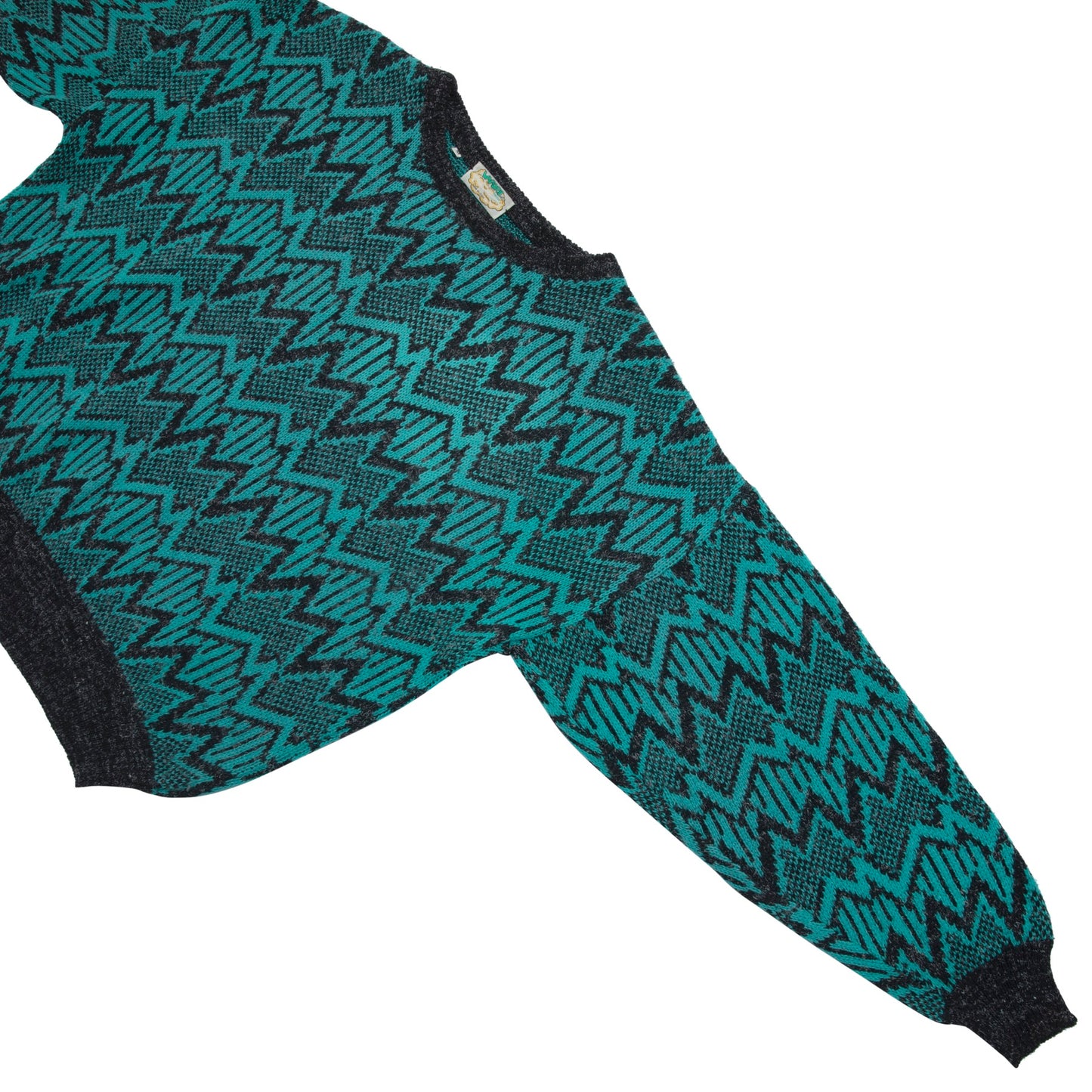 80s Vintage, Jacquard, ZigZag Motif