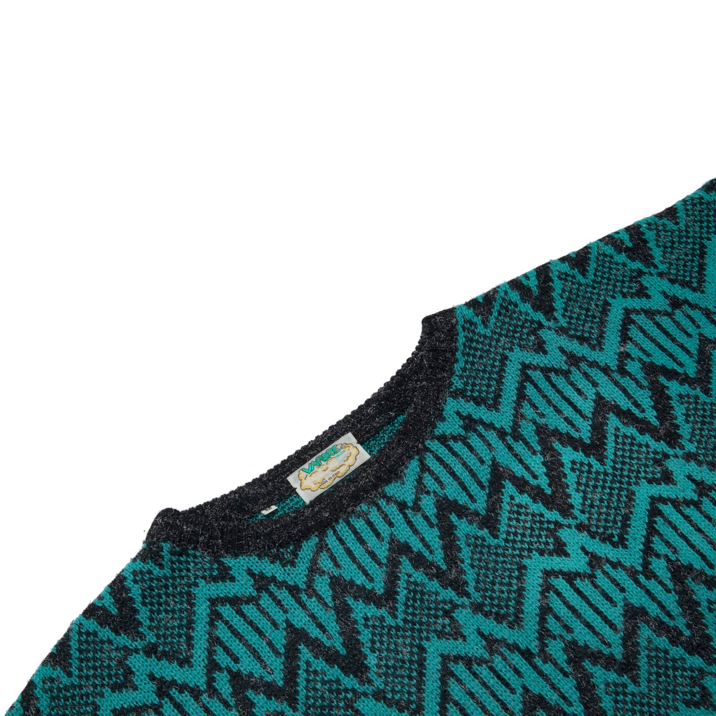 80s Vintage, Jacquard, ZigZag Motif