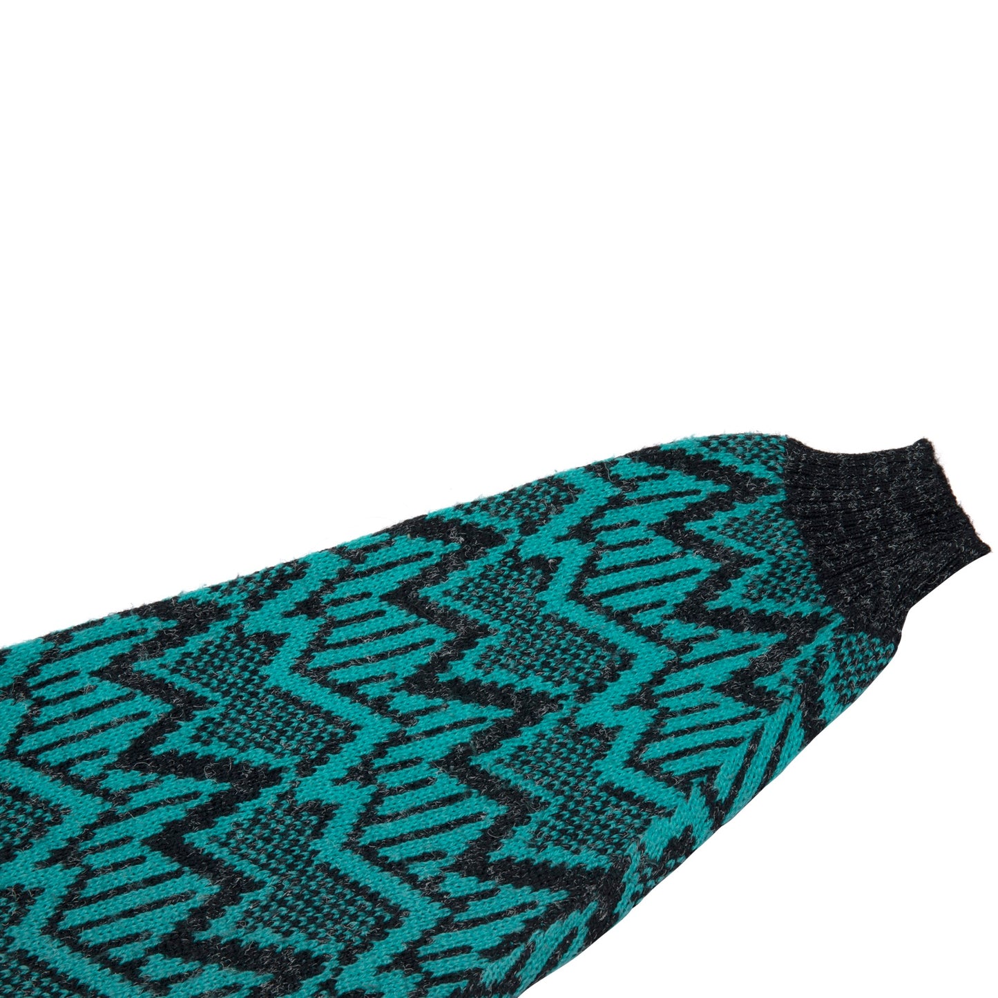 80s Vintage, Jacquard, ZigZag Motif