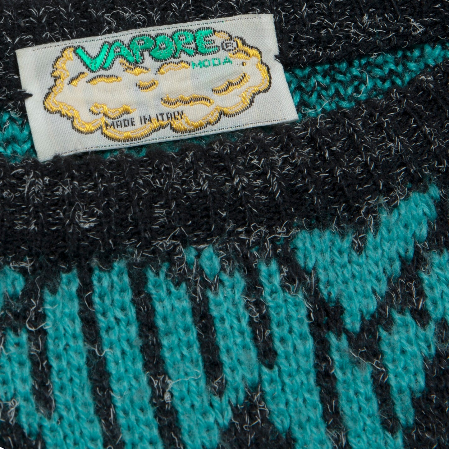 80s Vintage, Jacquard, ZigZag Motif