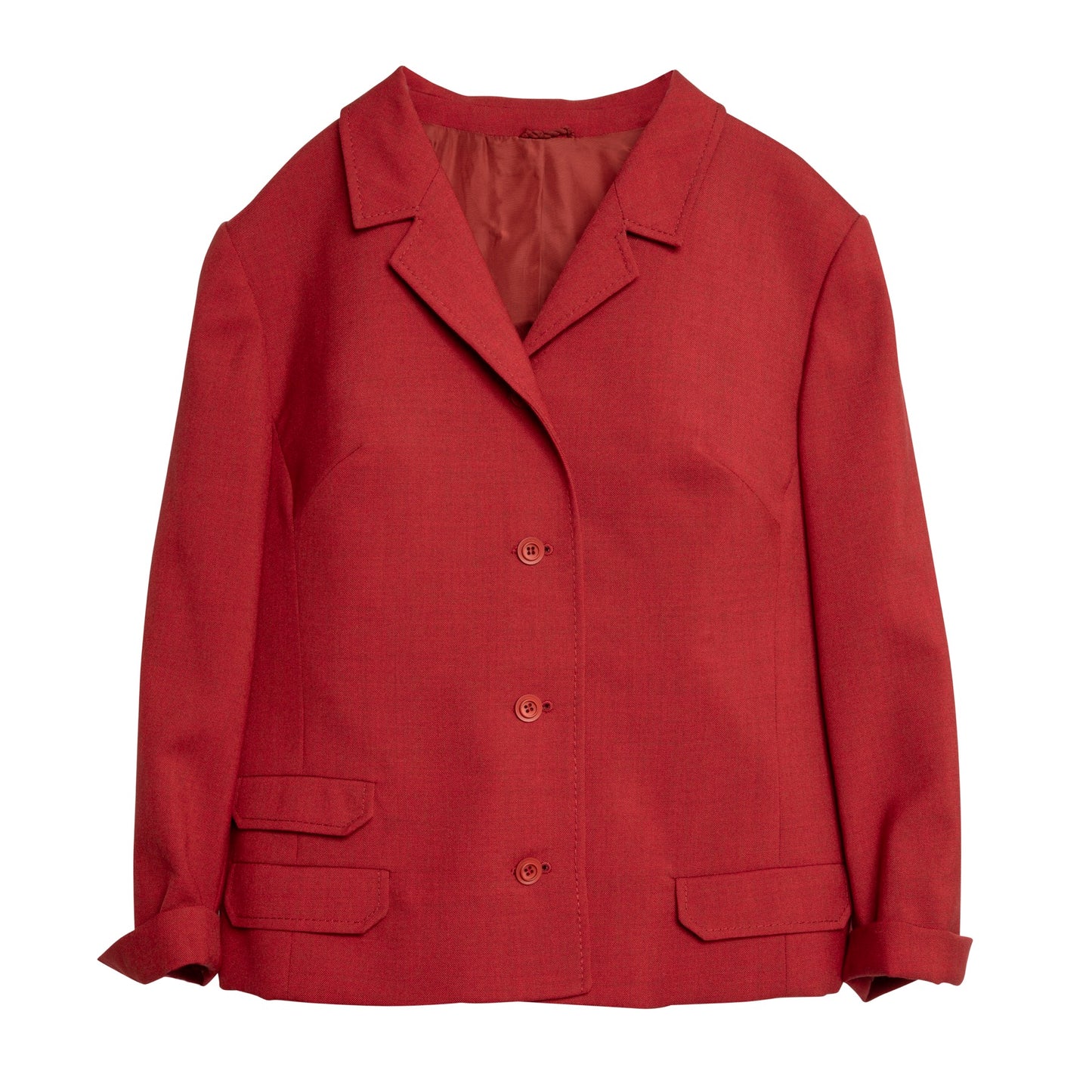 Diolen Schurwolle Canvas Weave Box Cut Blazer