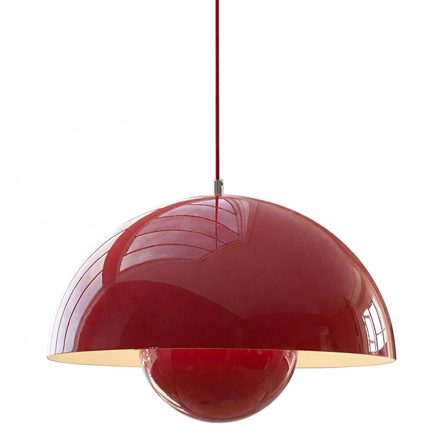 Flowerpot VP2 Pendant Luminaire, Enamelled Steel