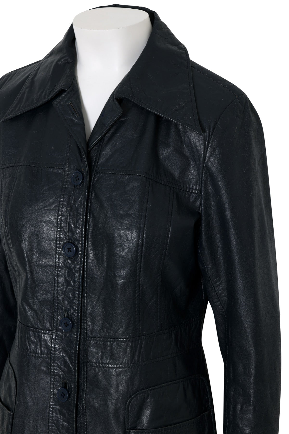 Vintage, 1970s, Echtes Leder