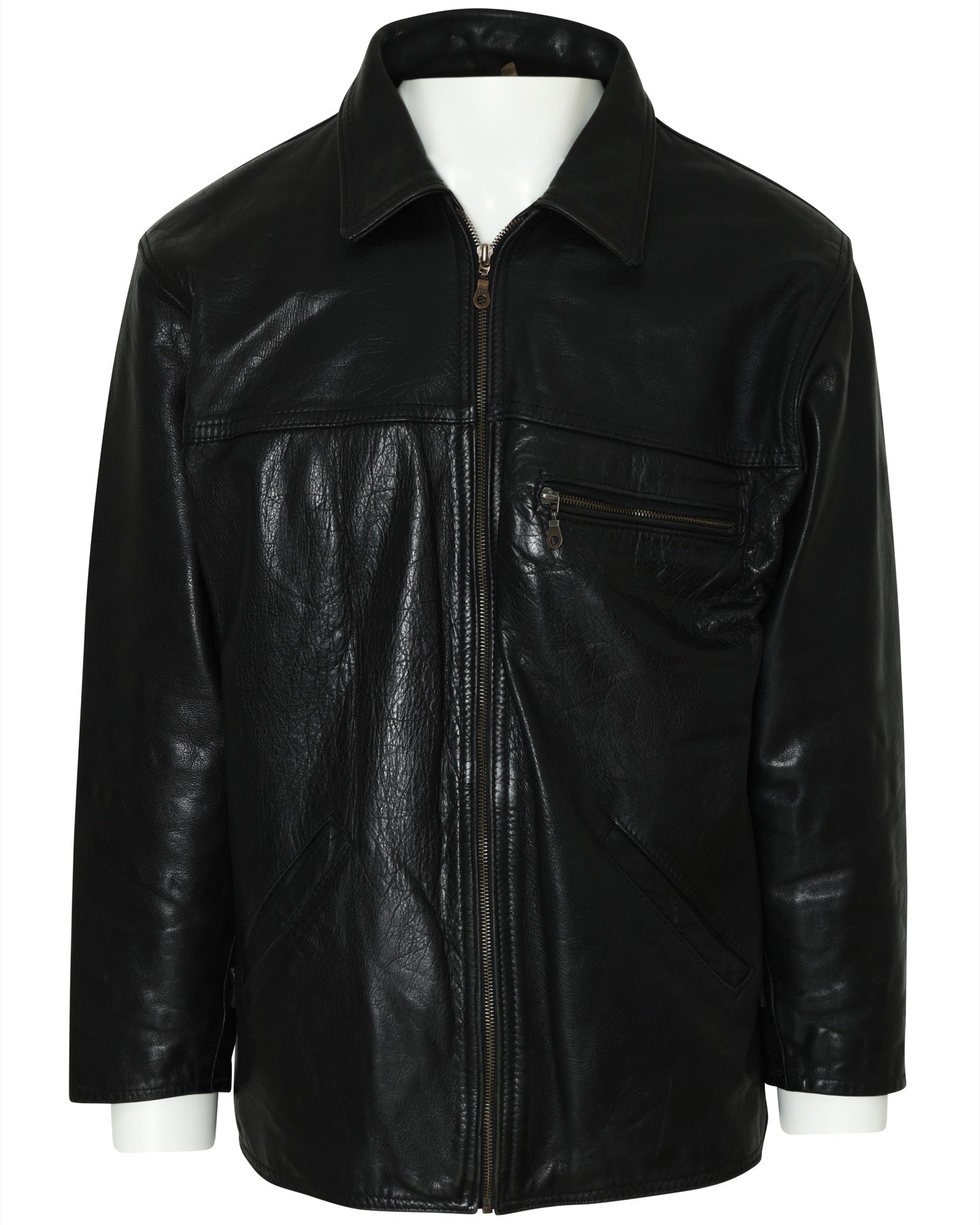 Vintage, 1990s, Echtes Leder