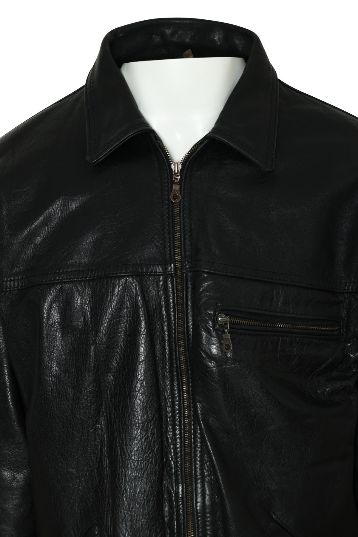 Vintage, 1990s, Echtes Leder