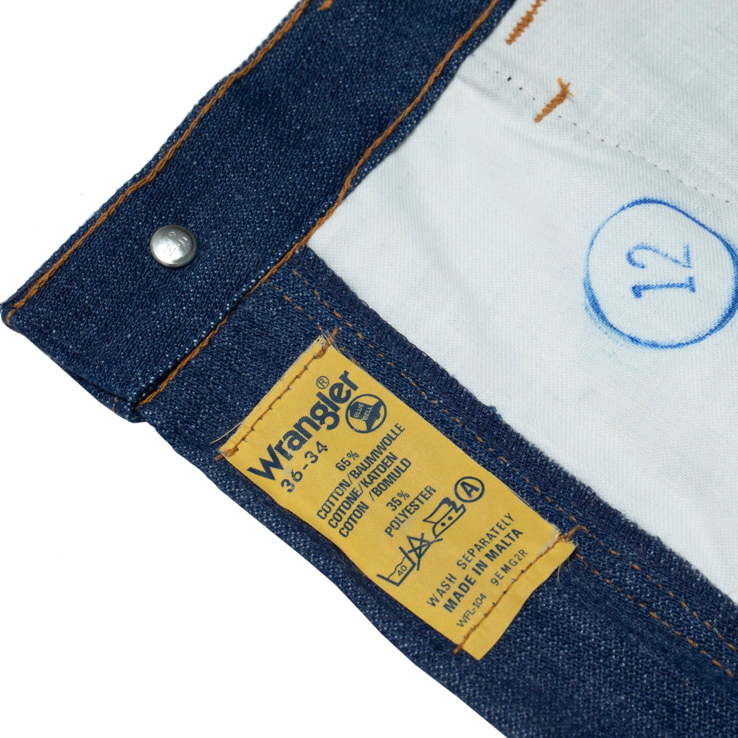 70s, Rope-Dyed, Yellow Tab, Flared, Archival