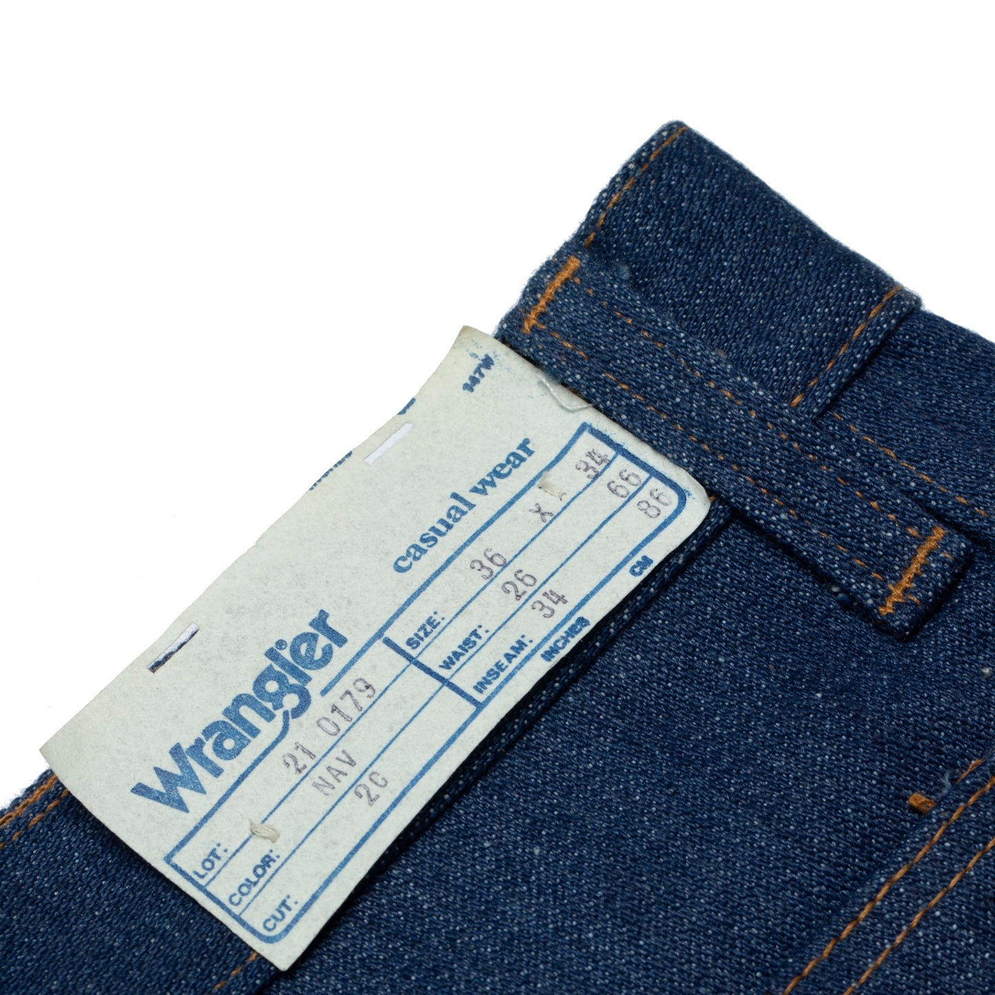 70s, Rope-Dyed, Yellow Tab, Flared, Archival