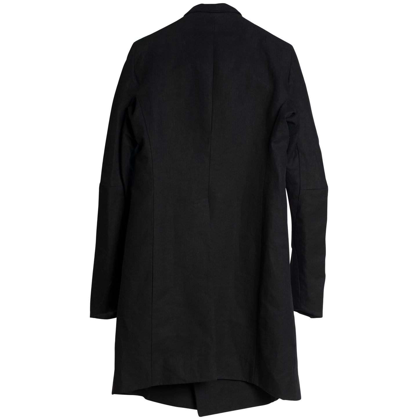 Waxed Canvas Weave Linen Coat
