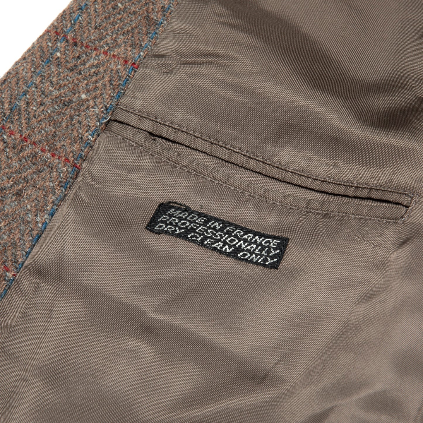 Vintage, 1960s, Herringbone Tweed, Archival