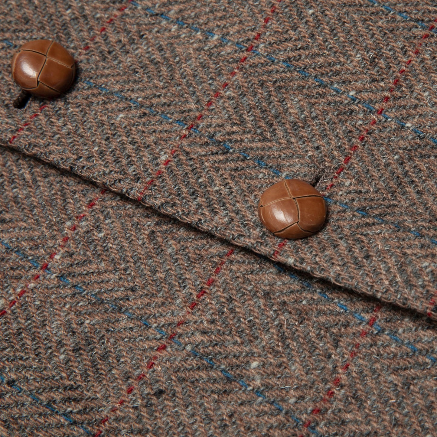Vintage, 1960s, Herringbone Tweed, Archival